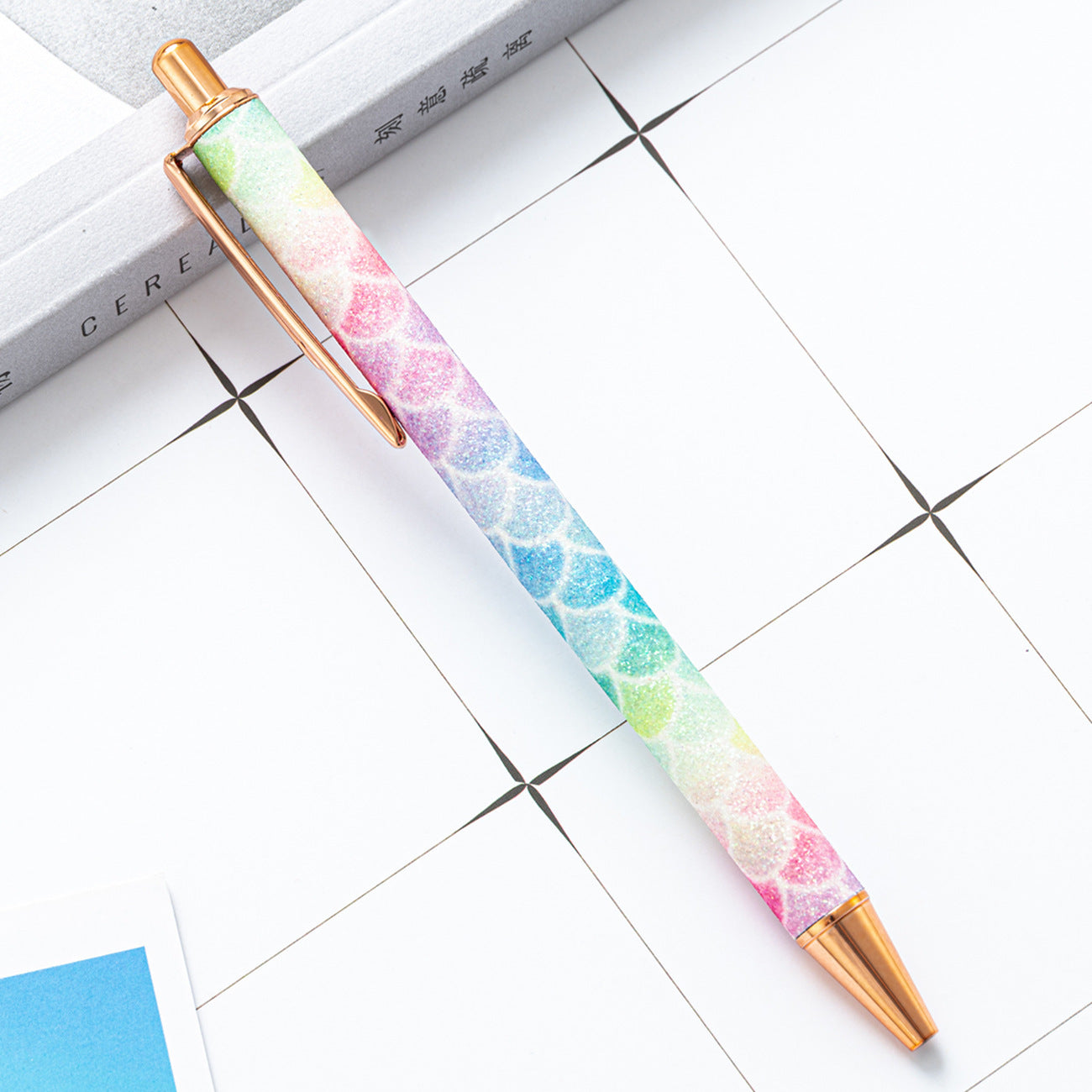 Whoelsale Pens Gold Powder Metal Pen Fashion Office Tools Teacher Gift
